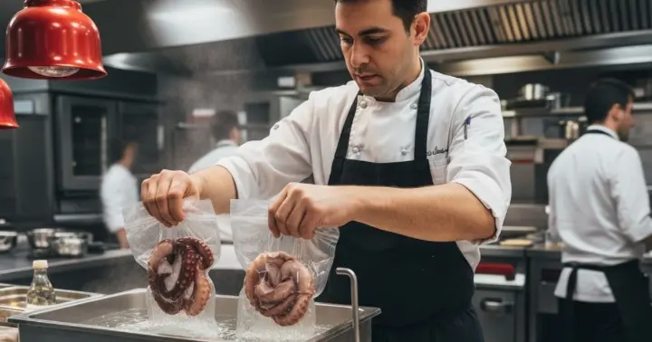 Cocción profesional del pulpo